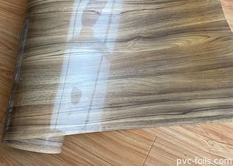 Phim trang trí PVC dày 0,30mm Hiệu ứng gỗ Bề mặt bóng cao