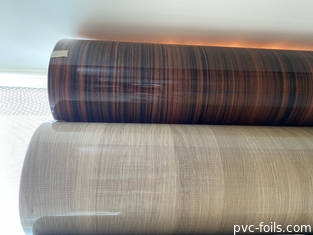 Màng PVC bóng cao hạt gỗ cho đồ nội thất trang trí