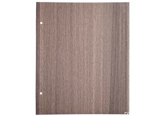 Kết cấu gỗ nâu Lá màng PVC cho mặt cửa Không dính