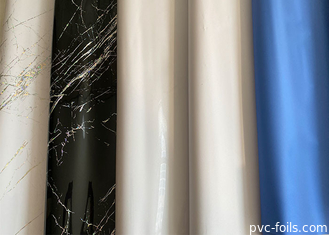 Cuộn giấy nội thất PVC 0,18mm có độ bóng cao để trang trí bề mặt nội thất