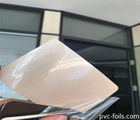 Màng PVC có độ bóng cao 1400mm để trang trí cửa nội thất Chống trầy xước