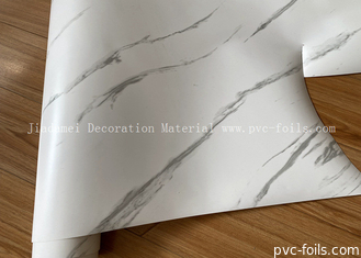 Bạch Marble Thiết kế PVC phim màng cuộn cho trang trí cửa tủ