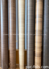 Bộ phim PVC bao bọc hồ sơ hạt gỗ cho trang trí tấm cửa