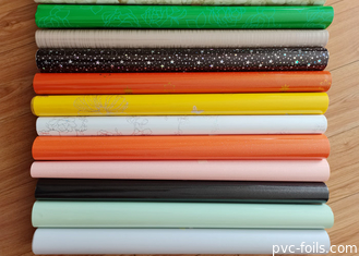 High Gloss Colorful Pattern Self-Adhesive PVC Film Roll Cho trang trí đồ nội thất