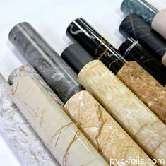 Marble Effect PVC Decorative Film Roll For Furniture Countertop Không thấm nước