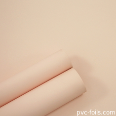 Super Matte Pink Color PVC Membrane Foil In Roll cho cửa tủ bếp