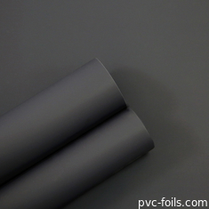 Lông PVC trang trí màu xám sẫm cho trang trí bề mặt nội thất, Super Matte