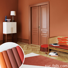 Super Matte Anti-Fingerprint PVC Foil Membrane Cho Cửa Nội thất