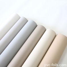 Bộ phim đồ nội thất PVC màu rắn chống vân tay cho cửa niêm mạc