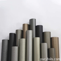 Metallic Silver Color Self Adhesive PVC Film In Roll Cho trang trí bề mặt