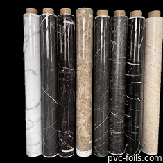Bộ phim mạ đá cẩm thạch PVC mới cho trang trí bề mặt nội thất