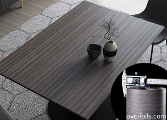 Đồ nội thất PVC bề mặt phim gỗ hạt thiết kế tùy chỉnh độ dày cho sơn