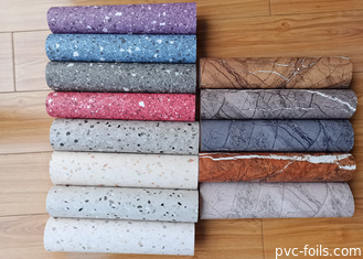 Thiết kế đá cẩm thạch mới PVC nhãn dán PVC Self-adhesive Film Wrap For Furniture Cover