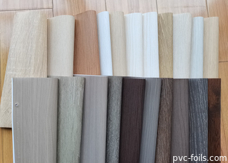 Phim bọc PVC hạt gỗ sồi cằn cằn để thay đổi tấm đồ nội thất