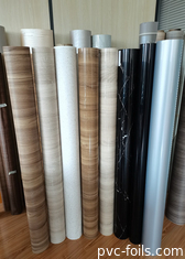 Cuộn phim đồ nội thất PVC bóng cao để ép màng cửa tủ
