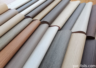 Foshan gỗ hạt tự dán PVC đồ nội thất dán cho trang trí bề mặt