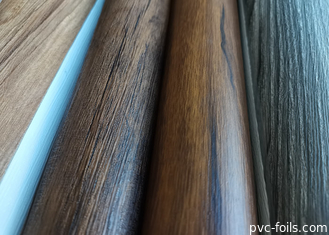 Walnut Brown Wood Grain PVC phim trang trí cho cửa sổ nhựa