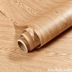 Trung Quốc Nhà máy bán buôn gỗ tự nhiên Mô hình Vinyl tự dán phim PVC cho trang trí đồ nội thất