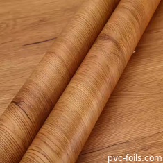 Super Matte gỗ hạt PVC bao bì tấm cho WPC tường bảng trang trí