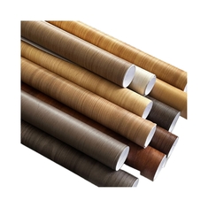 Bản thân dán gỗ hạt đồ nội thất dán phim trang trí PVC cho bàn