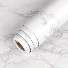 Phim mảng PVC bền có hiệu ứng đá cẩm thạch cho nhà bếp và đồ nội thất chống trầy xước kết thúc bóng cao
