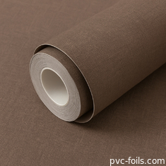 Vật liệu kết cấu Màu sắc rắn PVC kết cấu tự dính tường phủ cho trang trí tường nội thất