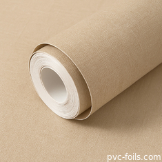 Vật liệu kết cấu Màu sắc rắn Pvc Self Adhesive Film For Interior Wall Panel Decoration