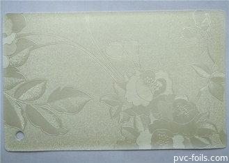Nội thất màu trắng PVC màng tự dính để trang trí gian hàng triển lãm