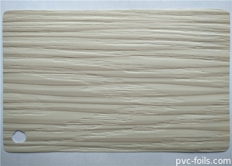 Lá gỗ màng PVC mờ hạt gỗ cho đồ nội thất trong nhà dập nổi sâu