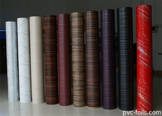 High Gloss Pvc đồ nội thất nhựa Roll Cabinet Door Foil 0.12-0.25mm