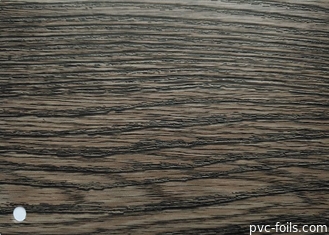 Phim trang trí PVC bằng gỗ tối màu chống cháy cho hồ sơ gói khung cửa