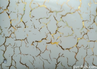 Màng trang trí PVC in có độ bóng cao chống cháy cho bề mặt cán