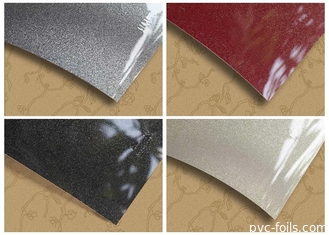 Thiết kế in phim Pvc kim loại bóng cao cho vỏ tủ lót 0,3mm