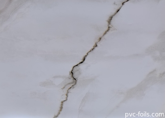 Counter Top White Pvc Film Sheet Marble Gloss Film Vinyl Waterproof