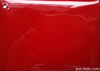 Lá màng PVC màu đỏ có độ bóng cao để trang trí cửa tủ