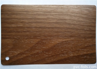 Tự kết dính Laminate PVC Hạt gỗ Lá óc chó bằng gỗ