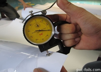 Chế biến gỗ Màng PVC trắng rắn 300 Micron