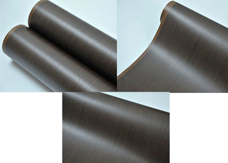 Emboss Pvc 3D membrane foil roll đen gỗ hạt 1400mm chiều rộng