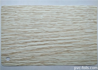 Ép lá màng PVC cho cửa tủ Gỗ trắng 0.35MM