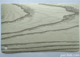 Giấy dán tường PVC hạt gỗ cho đồ nội thất Tấm ván MDF Cửa ra vào nhà bếp