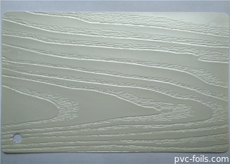 Dập nóng PVC hạt gỗ lá bọc Vinyl Bìa nội thất trong nhà