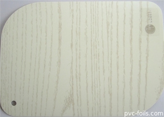 Tấm Laminate hạt gỗ trắng Tấm nhựa PVC cho đồ nội thất