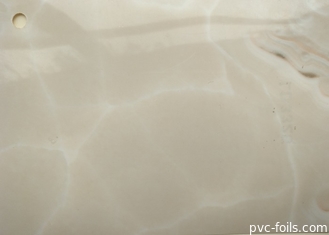 Màu be PVC trang trí phim Hiệu ứng đá cẩm thạch cho bề mặt phủ mặt bàn
