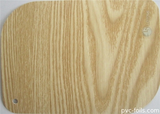 Màu vàng hoàn thiện bằng gỗ Pvc Vinyl cho bảng WPC chống thấm tường