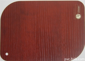 Hạt gỗ không kết dính PVC Phim trang trí màng bọc vải