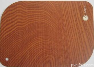 Hiệu ứng gỗ 3D mờ Lá màng PVC để trang trí tủ quần áo