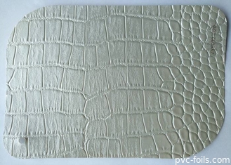 Dệt da Pvc membrane Foil cho MDF Cabinet Door Sheets Lamination