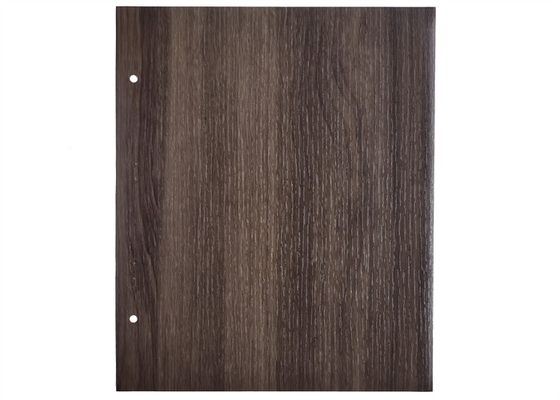 Giấy bạc nội thất tự dính PVC mờ màu nâu sẫm với hiệu ứng gỗ