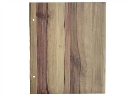 Bề mặt mờ Hiệu ứng gỗ PVC Lá trang trí cho hạt Menbrane Lamination