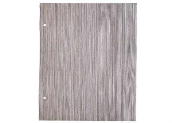 Màu gỗ xám chải PVC Phim trang trí có thể định hình cho giá đỡ TV